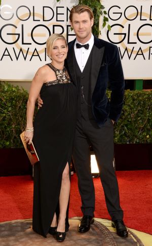 2014 Golden Globes - Red Carpet - Chris Hemsworth & Elsa Pataky